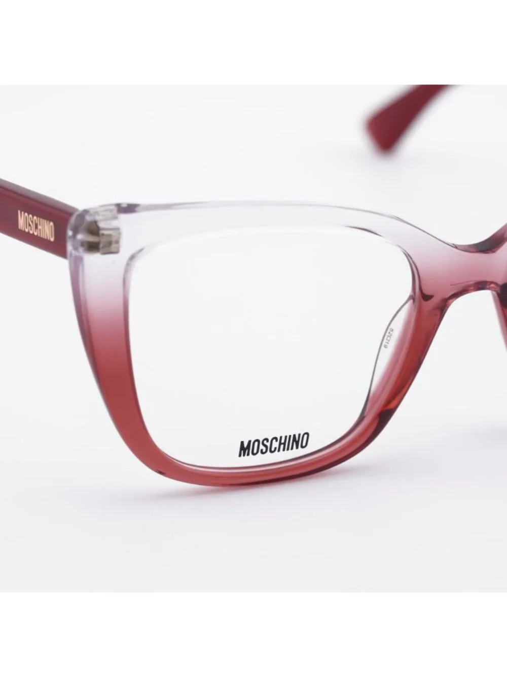 Moschino MOS603 06XQ 00 Eyeglasses Red 52mm Butterfly Frame